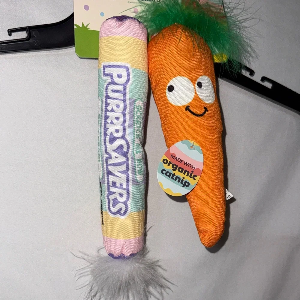 Huxley & Kent Hoppity Good Kickers Catnip Easter Cat Toy Set